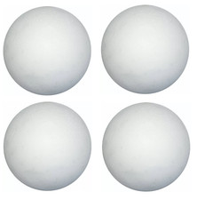 4 x Large White 15cm Sphere