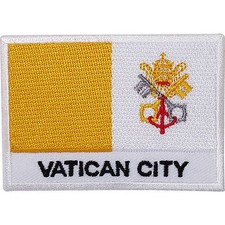 Vatican City Flag Embroidered