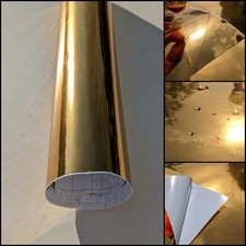 Mirror Chrome Gold Vinyl Wrap