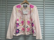 INDIGO MOON Beaded Pink Jacket