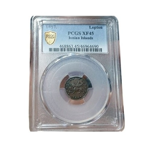 Greece drachma lepton - greece, 1857