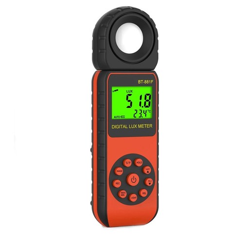 High digital light meter lux - high,
