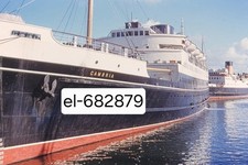 35mm Slide CAMBRIA SHIP In PORT Red Border Kodachrome DATED 1960's Original