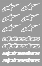 alpinestar motorcycle sticker