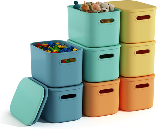 Pack colorful storage bins - pack,