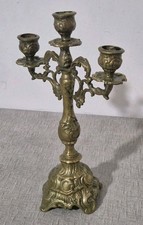 Vintage 3 Arm Brass Ornate