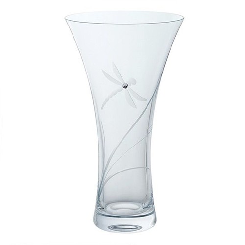 Vase 25cm dartington crystal - vase:,