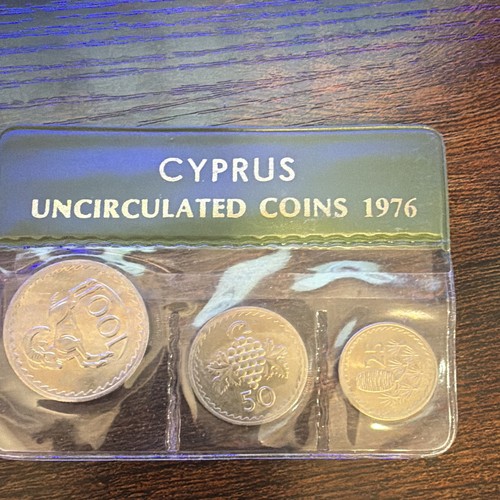 Cyprus 1976 uncirculated - cyprus,