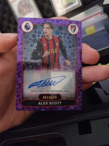 Alex scott purple topps - alex,