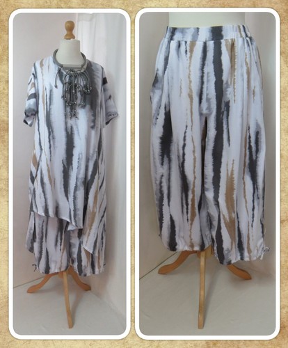 Bnwt lagenlook white grey - bnwt,, white,