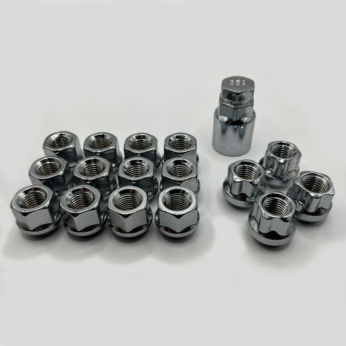 M12x1 open wheel - wheel, (zinc)