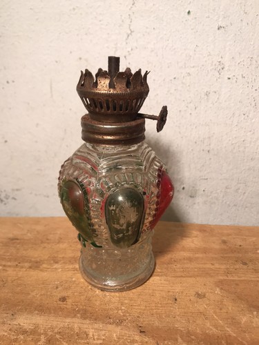 Vintage mini oil lamp made - oil, in
