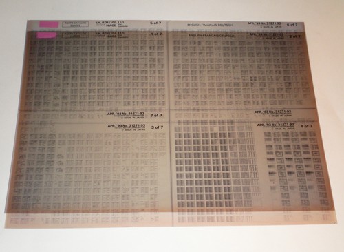 Microfiche spare parts catalog - spare,