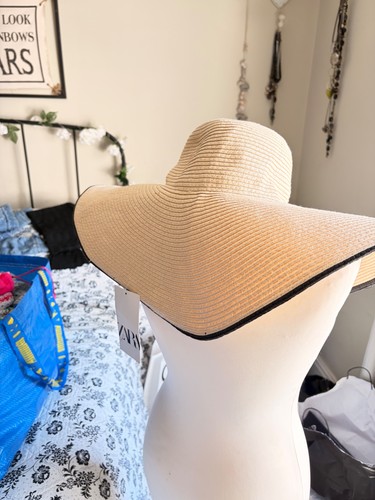 Zara wide brimmed black - zara,