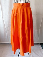 Vivien Of Holloway  Circle Orange Skirt Size 12