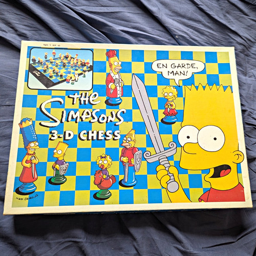 The simpsons chess set - simpsons, 3-d