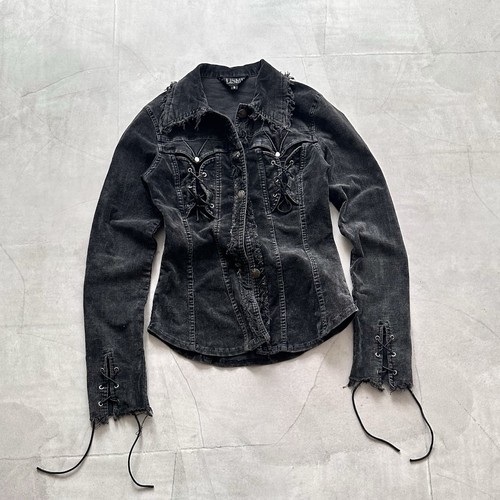 Gothic straps bondage jacket - gothic,