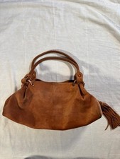 Vintage real suede slouchy