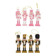 4Pcs Wooden Nutcracker