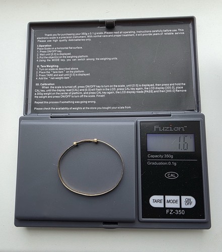 Baby 9ct gold extending - baby’s,