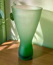 Modernist Glass Vase Mottled