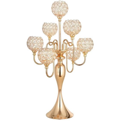 Luxury crystal ball candelabra - luxury,