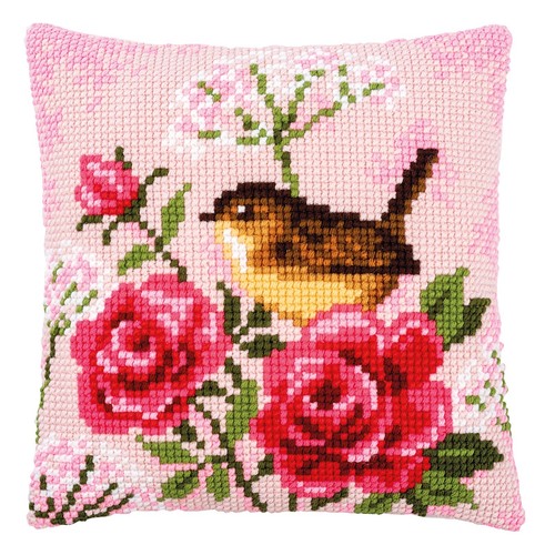 Bird roses printed chunky - bird,