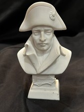VTG Alabaster Bust Napoleon Bonaparte Signed A.Giannelli 1990 Italy Neoclassical
