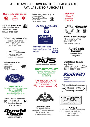 Service book self inking - service, self-inking