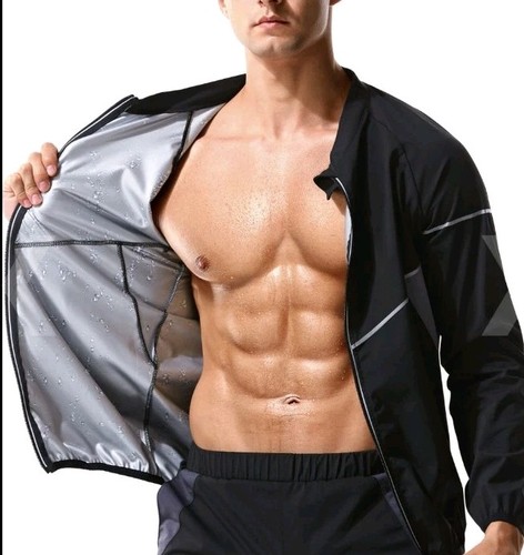 Men sauna sweat jacket long - sauna,