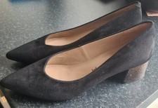 Block Heeled Court Shoes by