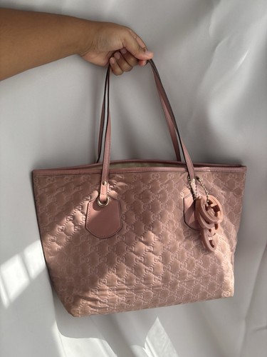 Pink gucci guccissima nylon - gucci,