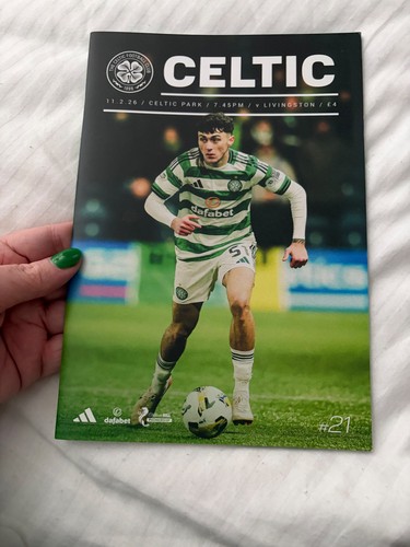 Celtic livingston programme - v,