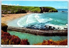 Postcard Portreath Cornwall England posted 1978