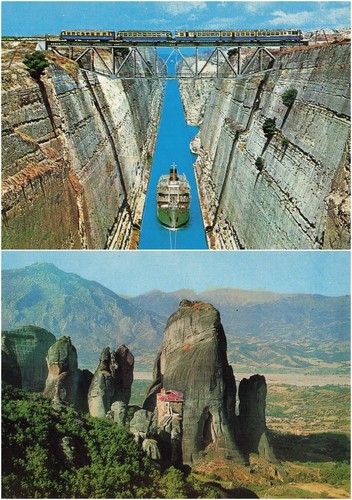 Vintage greece postcards - vintage,