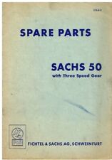 SACHS 50 ENGINE / 3-SPEED GEARBOX UNIT ORIGINAL 1957 FACTORY PARTS CATALOGUE