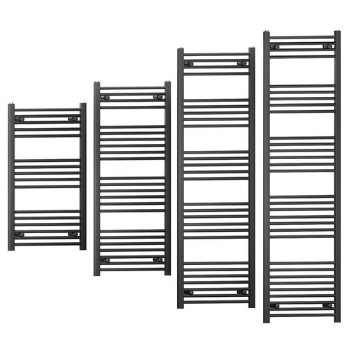 Towel radiator black matt - towel,