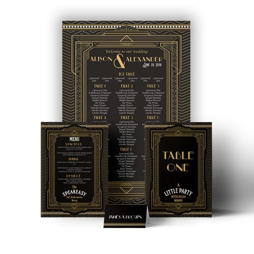 Gatsby art deco 1920 gala - deco,