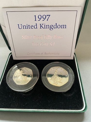 Royal mint 1997 fifty - 1997, pence