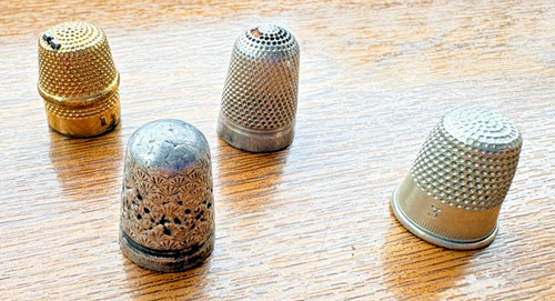 Vintage thimble collection - thimble,