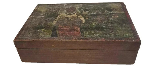 Antique hand painted wooden - antique,