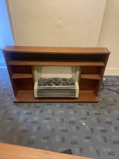 Teak Fire Surround Electric