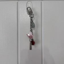 Marc Jacobs Key Chain/Bag Charm Apple Rabbit Charm VGC Metal