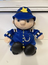 Enid Blyton Noddy Toyland Mr Plod Policeman Plush Soft Toy Stuffed 