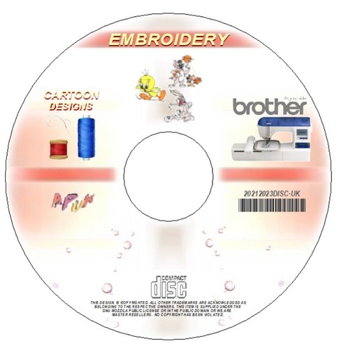Machine embroidery designs - designs, cd