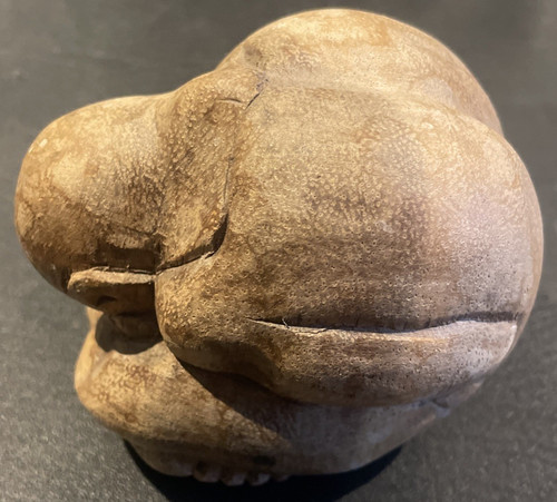 Vintage weeping buddha wood - vintage,