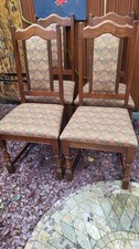 Reupholstered Oak Priory Chair
