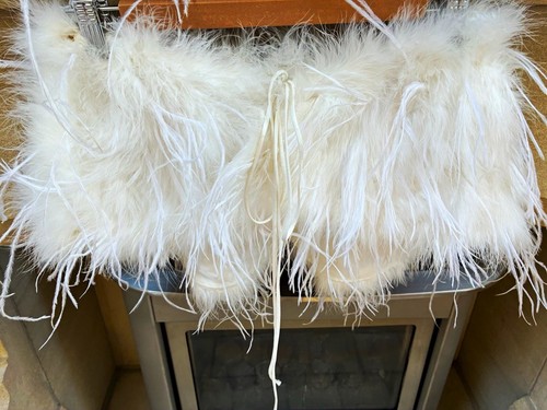 Women ivory feather bridal - women’s,