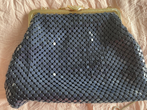 River island navy clasp bag - river,