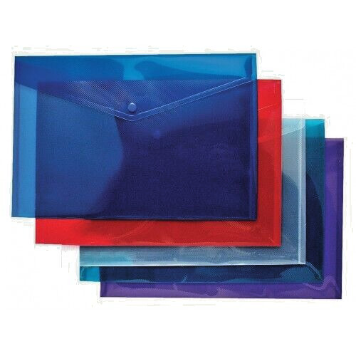 Popper wallets plastic - a5,